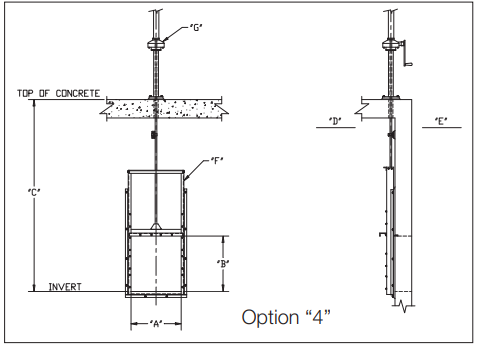 Slide gate Option 4