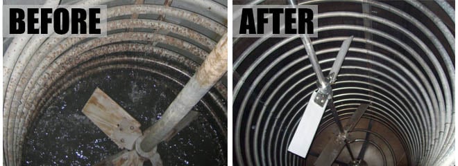 Before After chemical